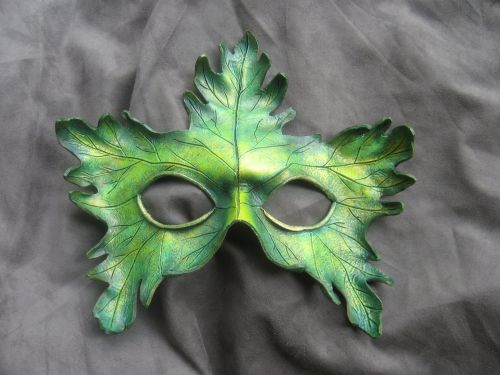 Small Oak Greenman Mask